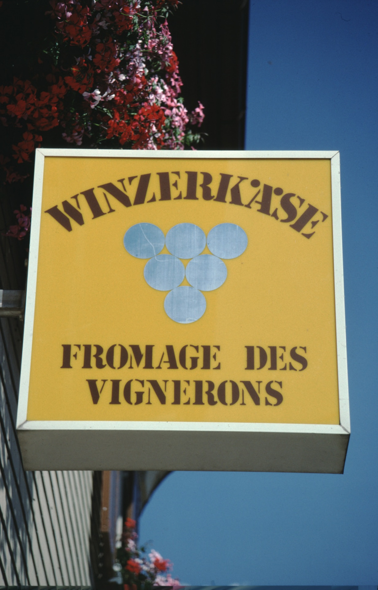 Käserei (Schneider) Bettswil, ‘Winzerkäse - Fromage d. V.‘
