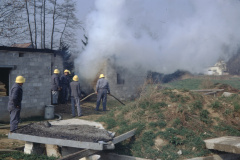 Zivilschutz. Übung des ZV Bäretswil in Riedikon 1972