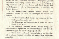 Wasserversorgung Kleinbäretswil, Rohrkatalog Mannesmannrohre