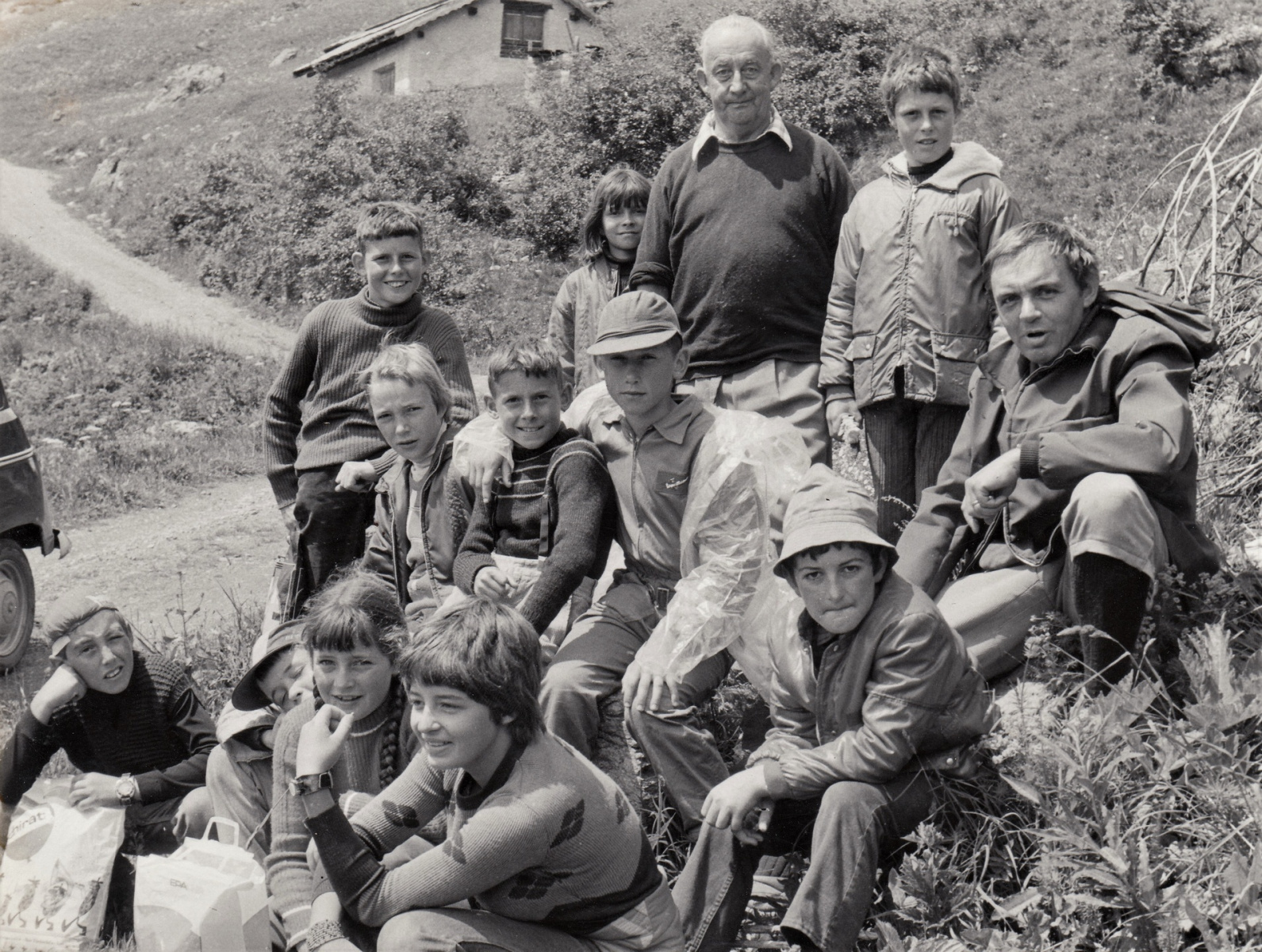 Schule Berg, Klassenlager Unter Engadin, 1972/73, mit Lehrer Hansueli Kuhn