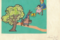 Schule Berg, Schülerarbeit, Zeichnung Anneli Egli, 7. Klasse