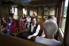Spinnen im Neuthal. Guyer mit Fahrgast
