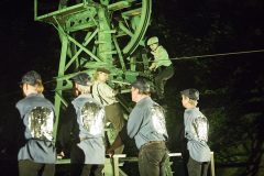 Spinnen im Neuthal. Transmissionsrad Spinnen im Neuthal. Transmissionsrad