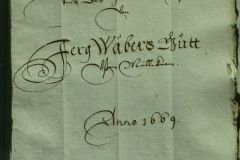 Rechnung Jerg Wäbers, 1669, No 30/1