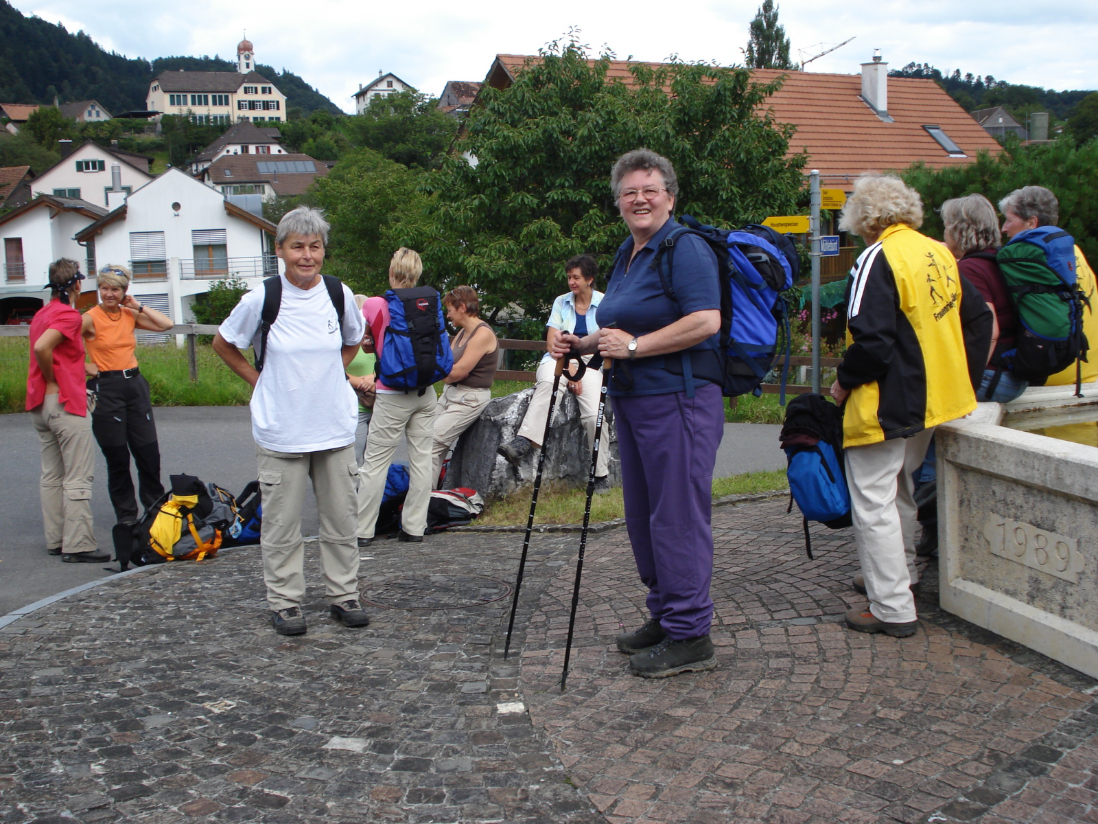 FR Reise, Gonzen 2008, Annemarie Welti, Vroni Rüegg