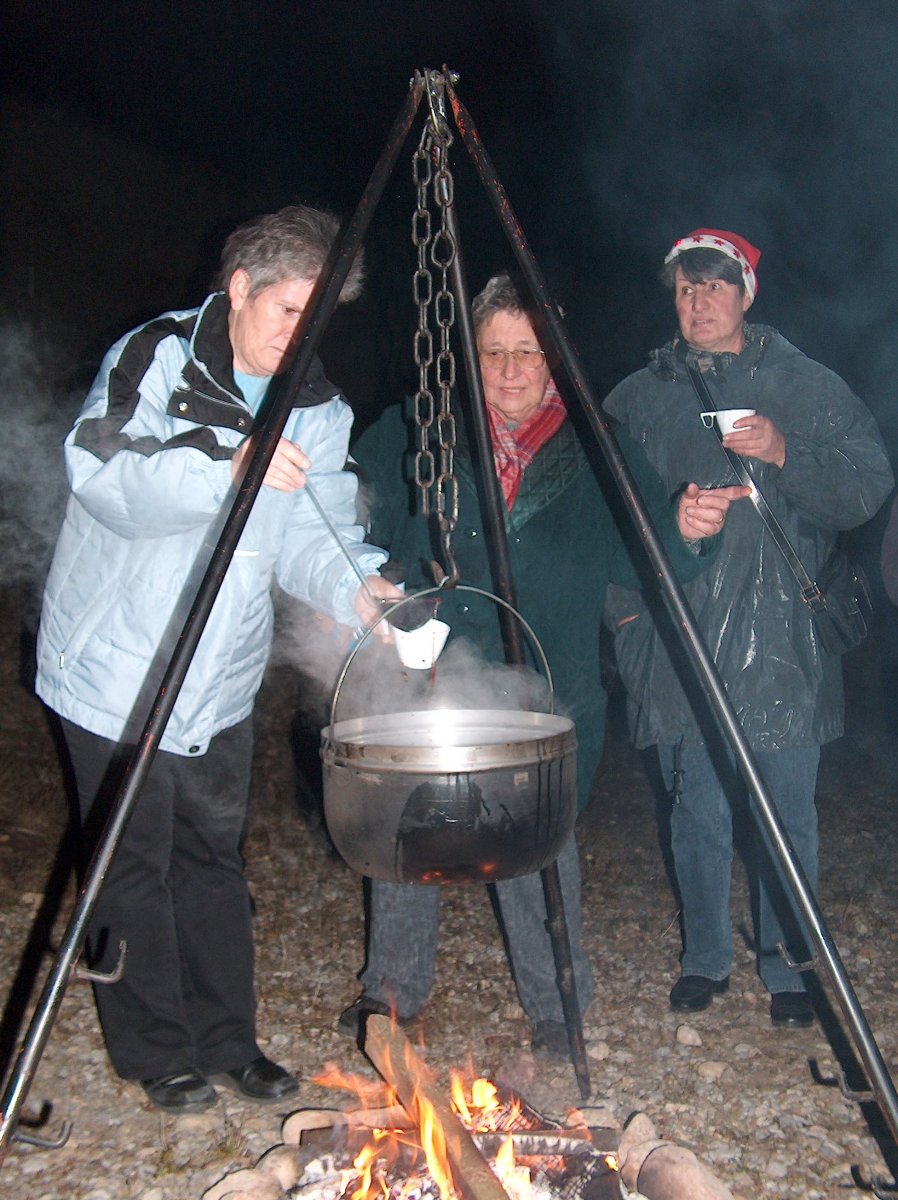 Chlausabend FR 2004, Esther Gentner, Käthi Meier, Elfi Marchesi