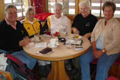 FR Reise, Aletsch 2006, Käthi Meier, Erna Bosshard, Myrtha Schneider, Erna Kofel, Gerda Stucki