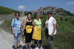 FR Reise, Piemont 2007, Agi Saxer, Priska Bischofberger, Esther Gentner, Elfi Marchesi