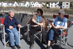 FR Reise, Mosel-Rhein 2012, Annemarie Welti, Brigit Scherrer, Elsbeth Tobler