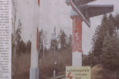 Barriere mit Batteriebetrieb