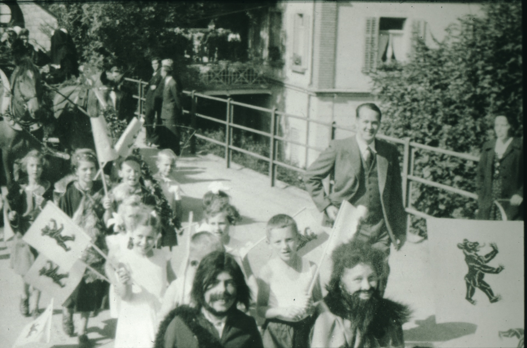Schulhauseinweihung Dorf 1952, Christian Wolf in Adetswil