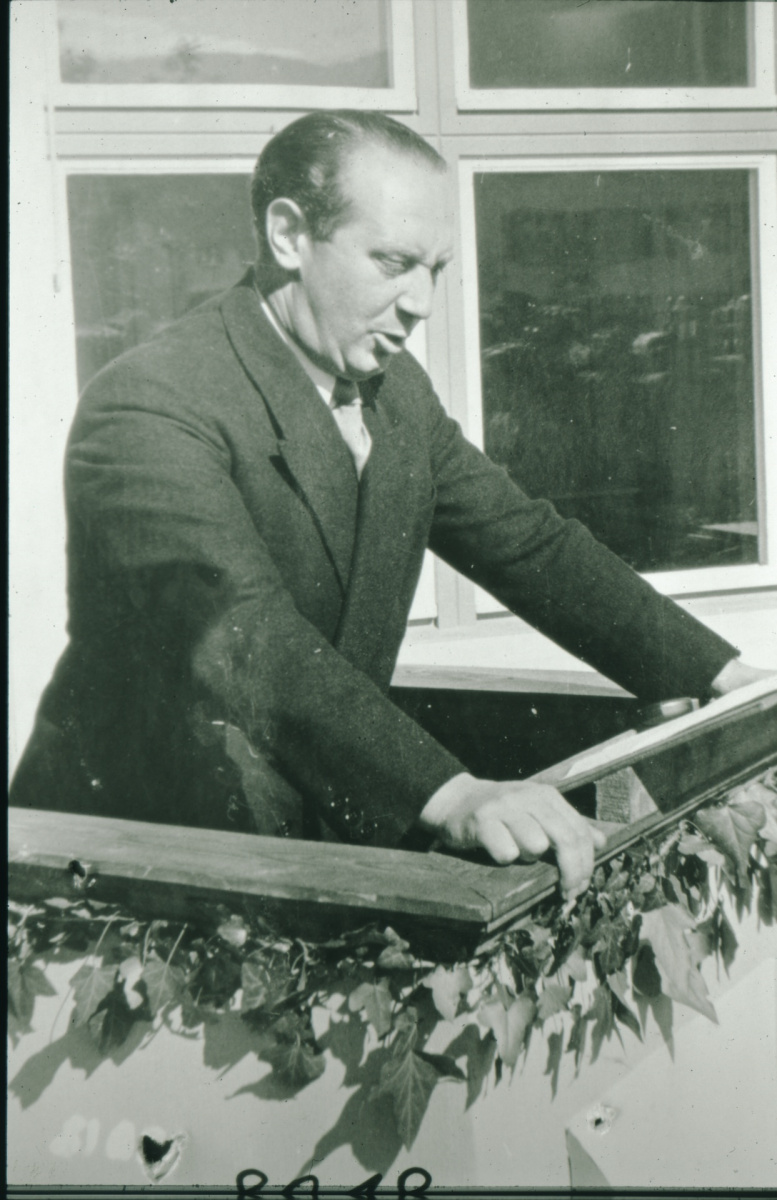 Schulhauseinweihung Dorf 1952, Felix Spörri, Schulpräsident PS