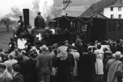 Bahneinweihung 1947, Abschied von der Dampfbahn