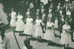 Schulhauseinweihung Dorf 1952 Schulhauseinweihung Dorf 1952