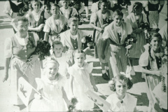 Schulhauseinweihung Dorf 1952, Aline Pfenninger, Handarbeitslehrerin