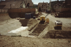 Baugrube für Mehrzweckhalle