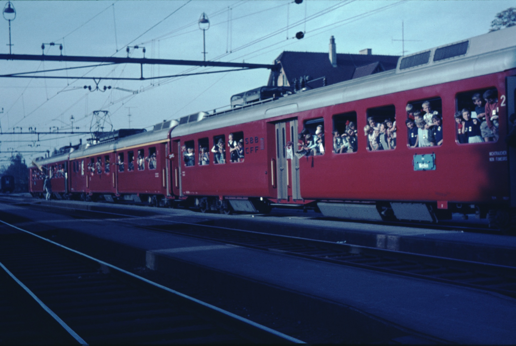 Bahnfest 1967, ,Bäretswil isch im Zug'