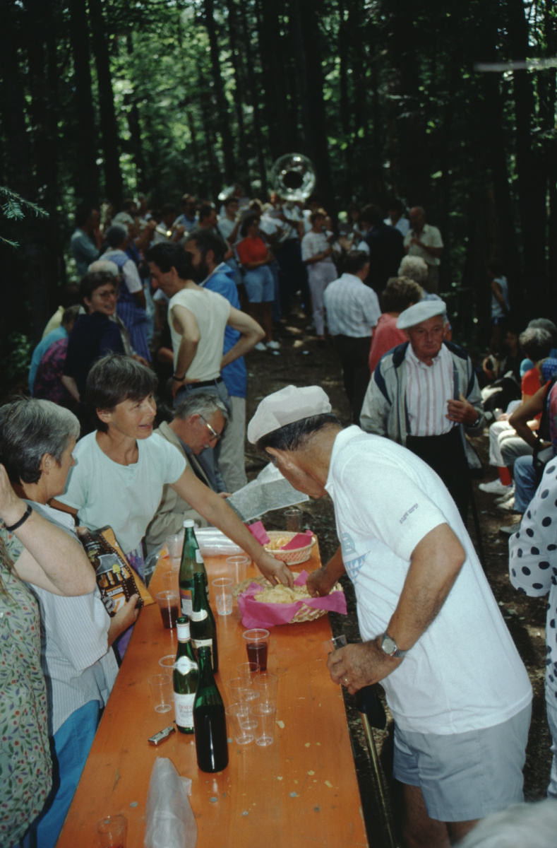 100 Jahre Guyer-Zeller Wege 1992, Feier auf der Hohenegg, Musik Bauma
