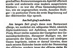 Sultanat Bäretswil, Zeitungsausschnitt betreffs Sultanat Bäretswil