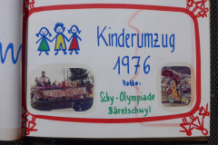 Fasnacht 1976, Kinderumzug, Motto Schii-Olympiade Bäretschwil, Kinderwagen Sultanat