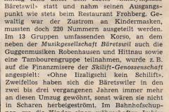 Fasnacht 1976, Zeitungsbericht