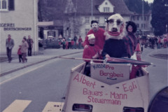 Fasnacht 1977, Kinderumzug, Wagen Bättel-Albert
