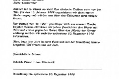 Fasnacht 1999, Kinderumzug Anmeldeformular