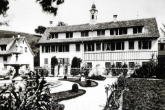 Wohnhaus und oberer Park um 1900