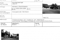 Schulhausanlage, 1965/67, Adetswil, Stapfetenstr.