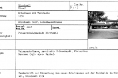 Schulhaus mit Turnhalle, 1951, Dorf, Schulhausstr.