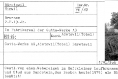Brunnen, 2.H.19.Jh., In Fabrikareal der Gutta-Werke AG