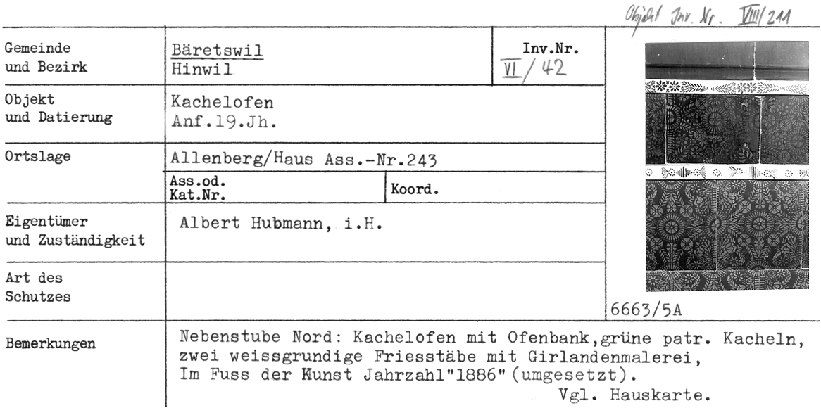Kachelofen, Anf. 19.Jh., Allenberg