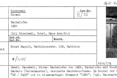 Kachelofen, 1824, Chli Bäretswil, Gubel