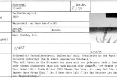 Dachbalkenspruch, 1819, Wappenswil