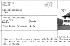 Kleinbauernhaus, 1840, Neuthal, Mülichram
