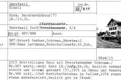 ehem. Bauernwohnhaus, 18./19. Jahrhundert, Schulhausstrasse 2+4