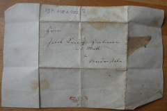 Arztrechnung für Jakob Hürlimann, 1847, Anschrift Arztrechnung für Jakob Hürlimann, 1847, Anschrift