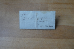 Arztrechnung für Jakob Hürlimann, 1847, gefaltet