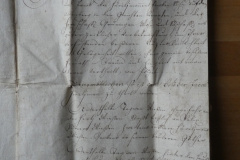 TheillungsBrief für Jacob Hürzlimann 1785