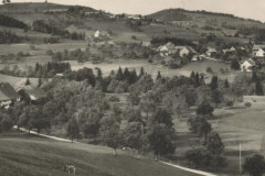 Chlibäretswil, vlnr Lee, Schulhaus, Fehrenwaldsberg, Kleinbäretswil