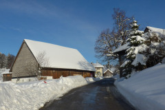 Chlibäretswil, Ghöchstrasse (Hauptstrasse), Dorfeinfahrt von Süden