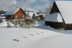 Chlibäretswil, Konsumhaus im Winter