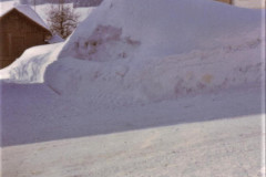 Chlibäretswil, Dorfplatz, schneereicher Winter