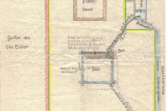 Chlibäretswil, Plan für die Versetzung des Entenhauses vom Schwelliwisli infolge Neubau Konsum. Wurde aber nicht ausgeführt.
