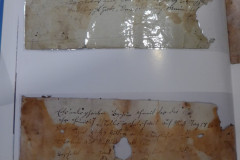 Chlibäretswil, Alte Schriften von 1524, gefunden beim Umbau Underhus 2018/19