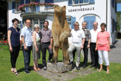 Gemeinderat 2014 mit Bär. B.Schoch, T.Megliola (Präsi),  L.Dietrich,  M.Korrodi, F.König, Th.Meier, F.Wanner,  E.Marzorati