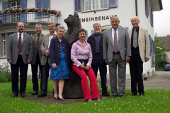 Gemeinderat 2010, F.Wanner, Th.Meier, F.König, L.Dietrich, E.Marzorati, A.Spörri, H.P.Hulliger, H.Mäusli