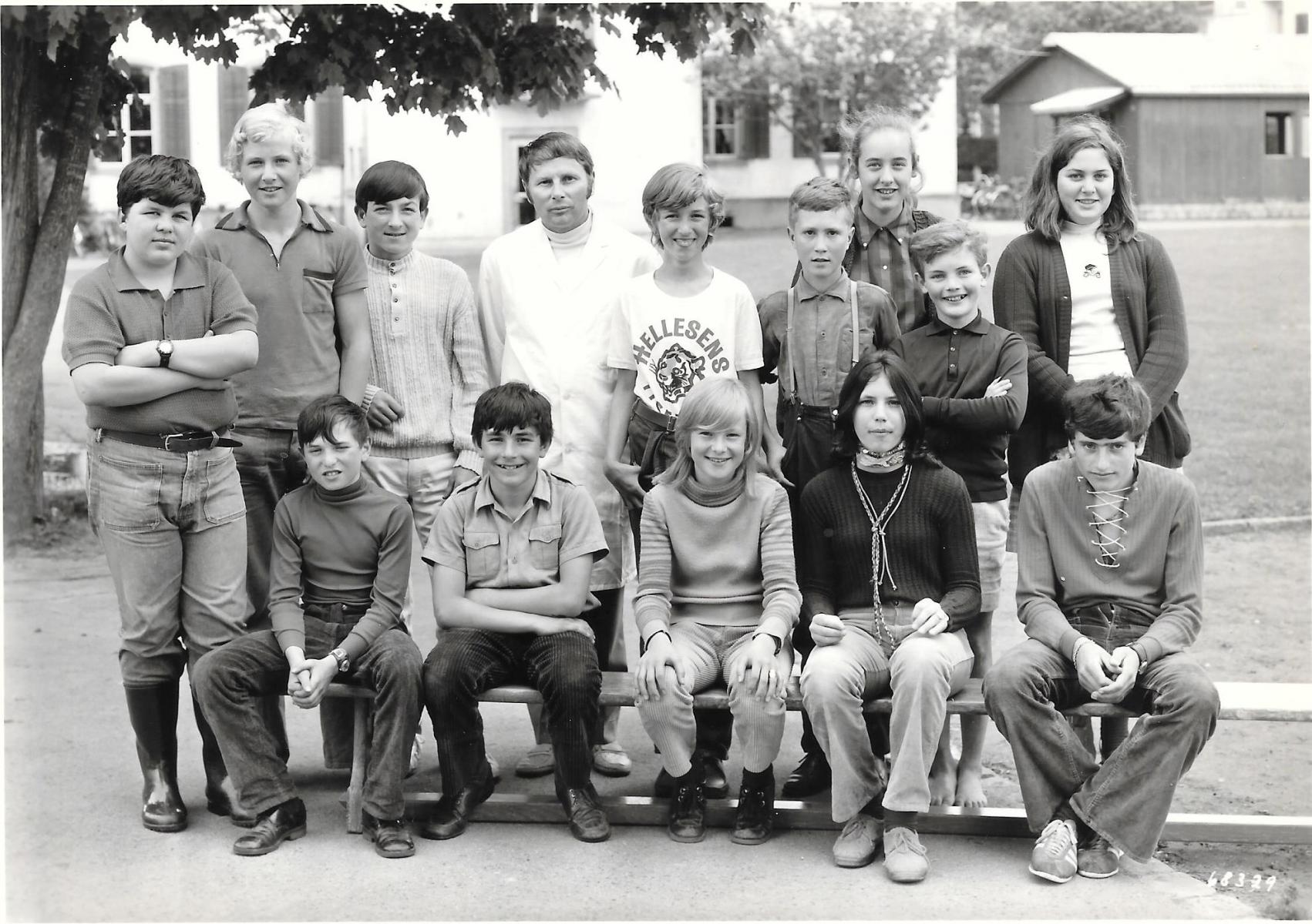 Schuljahr 1972/73, 1./2. Sekundarklasse