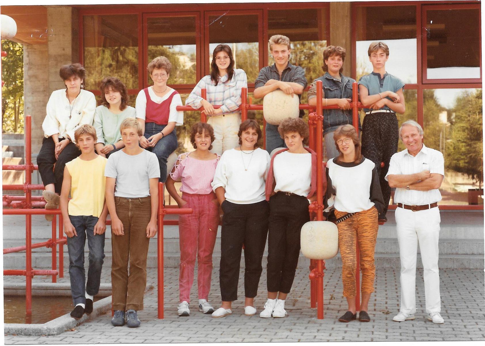 Schuljahr 1985/86, 3. Sekundarklasse