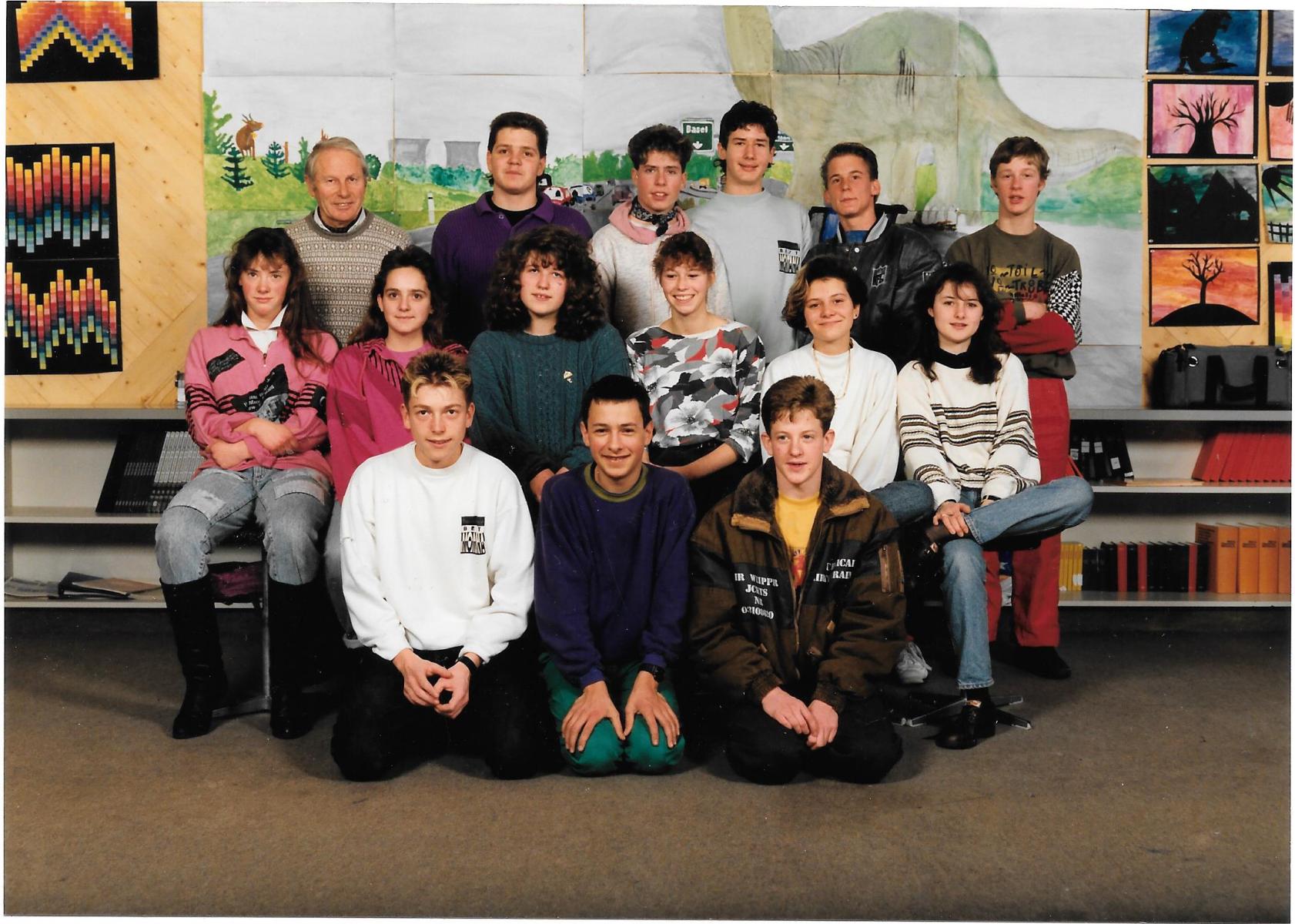 Schuljahr 1990/91, 3. Sekundarklasse